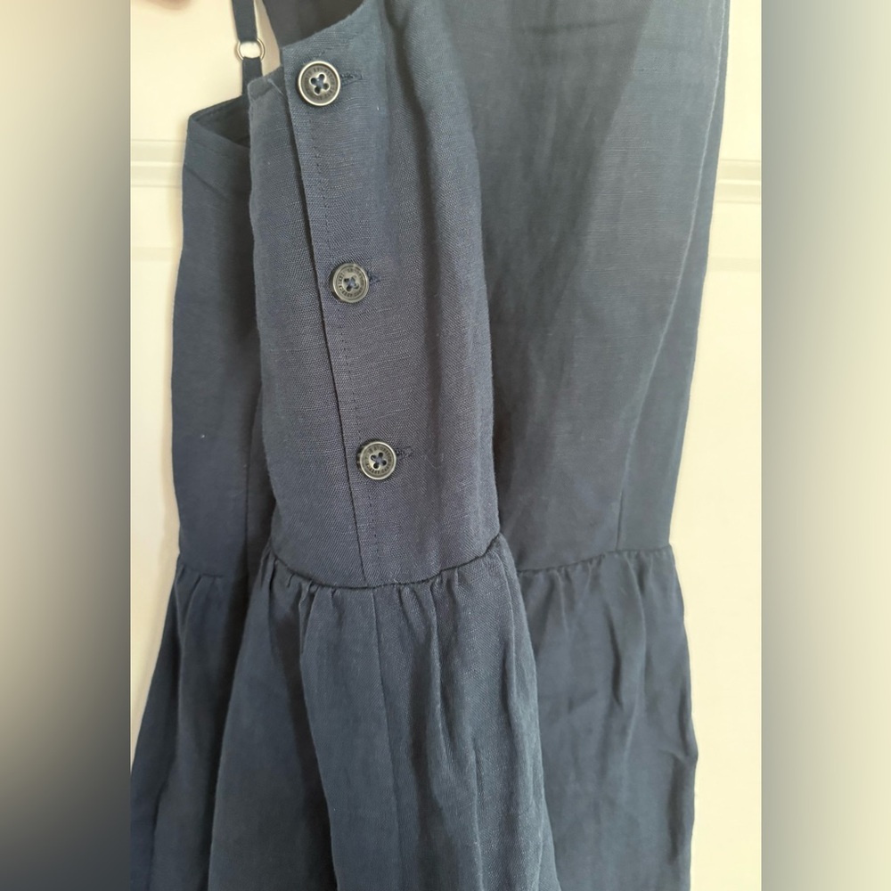 Abercrombie & Fitch Linen-Blend Midi Dress - Picture 3 of 9